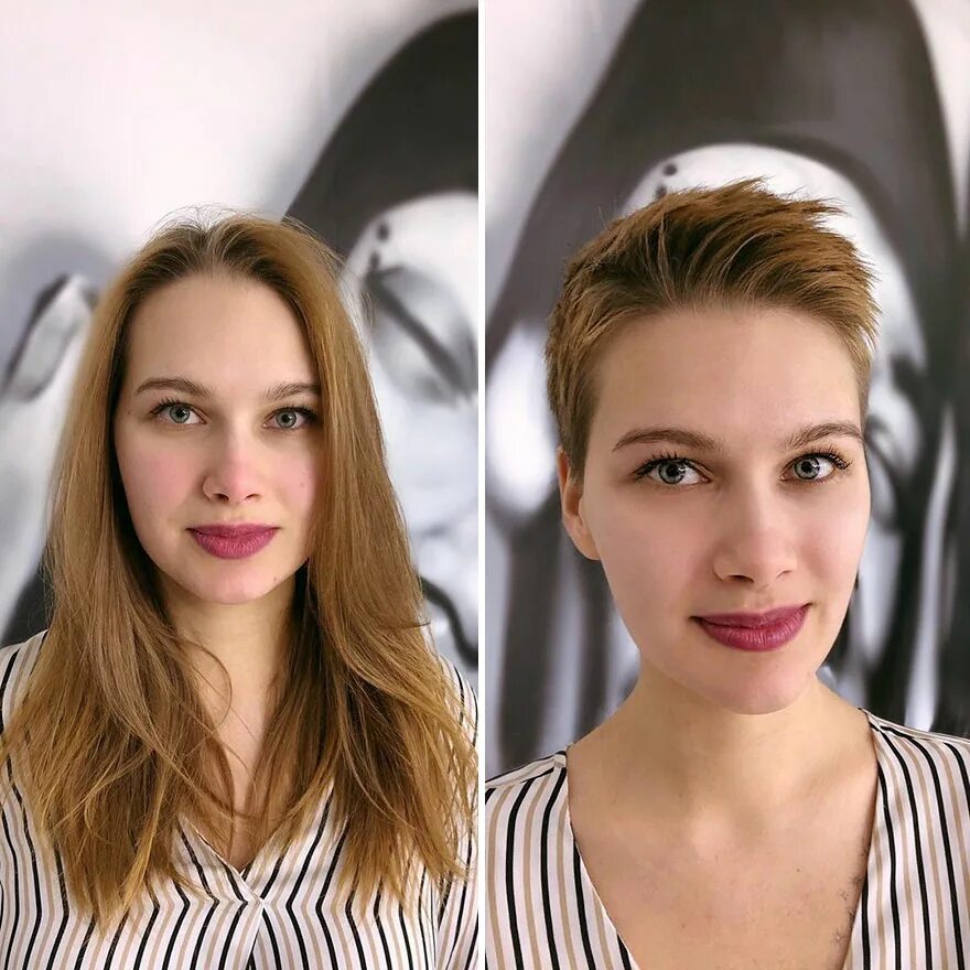 Поменять прическу Hairstylist Shares 30 Women Who Took The Risk Of Cutting Their Hair Short And Di