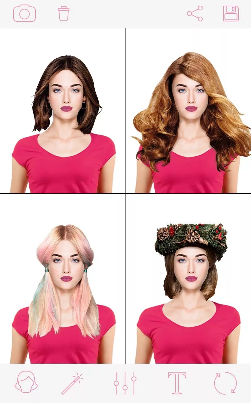 Поменять прическу на фото онлайн нейросеть Long Hairstyles Photo APK for Android Download