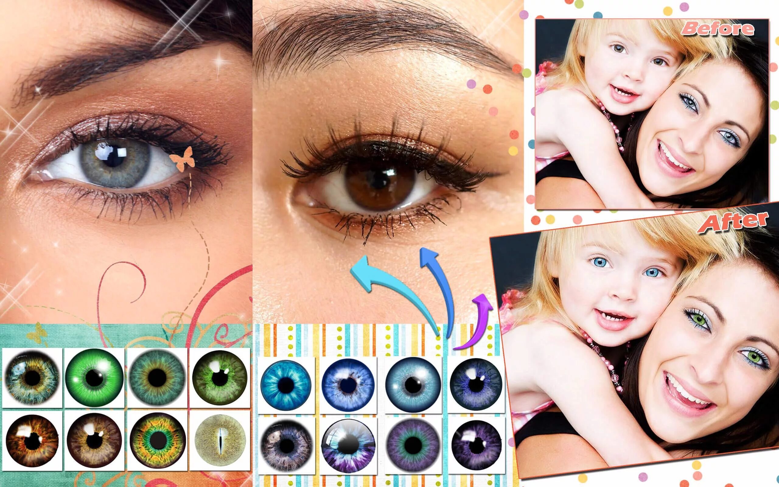 Поменять цвет глаз на фото Лучшие Eye Color Changer Photo Editor Альтернативы и аналогичные приложения