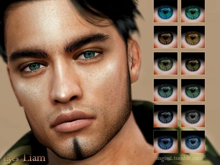 Поменять цвет глаз на фото Top 10 Best Realistic Eyes for Sims 4 Sims 4 cc eyes, Sims 4, Sims