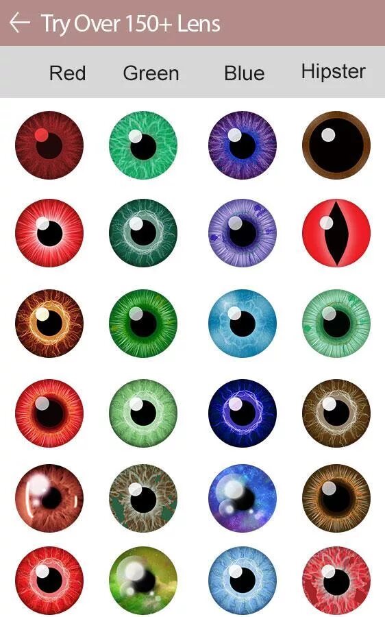 Поменять цвет глаз на фото бесплатно Change Eye Lens Color : Edit Photos APK for Android Download