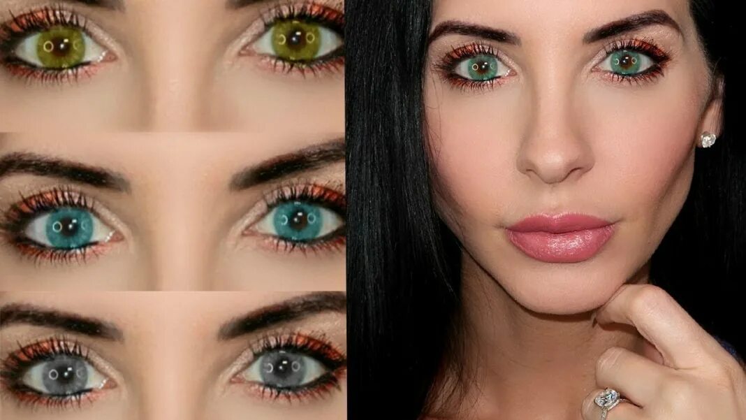 Поменять цвет глаз на фото онлайн Celebrity Colored Contacts - Best Color Eye Contact Lenses You Can Order Online 