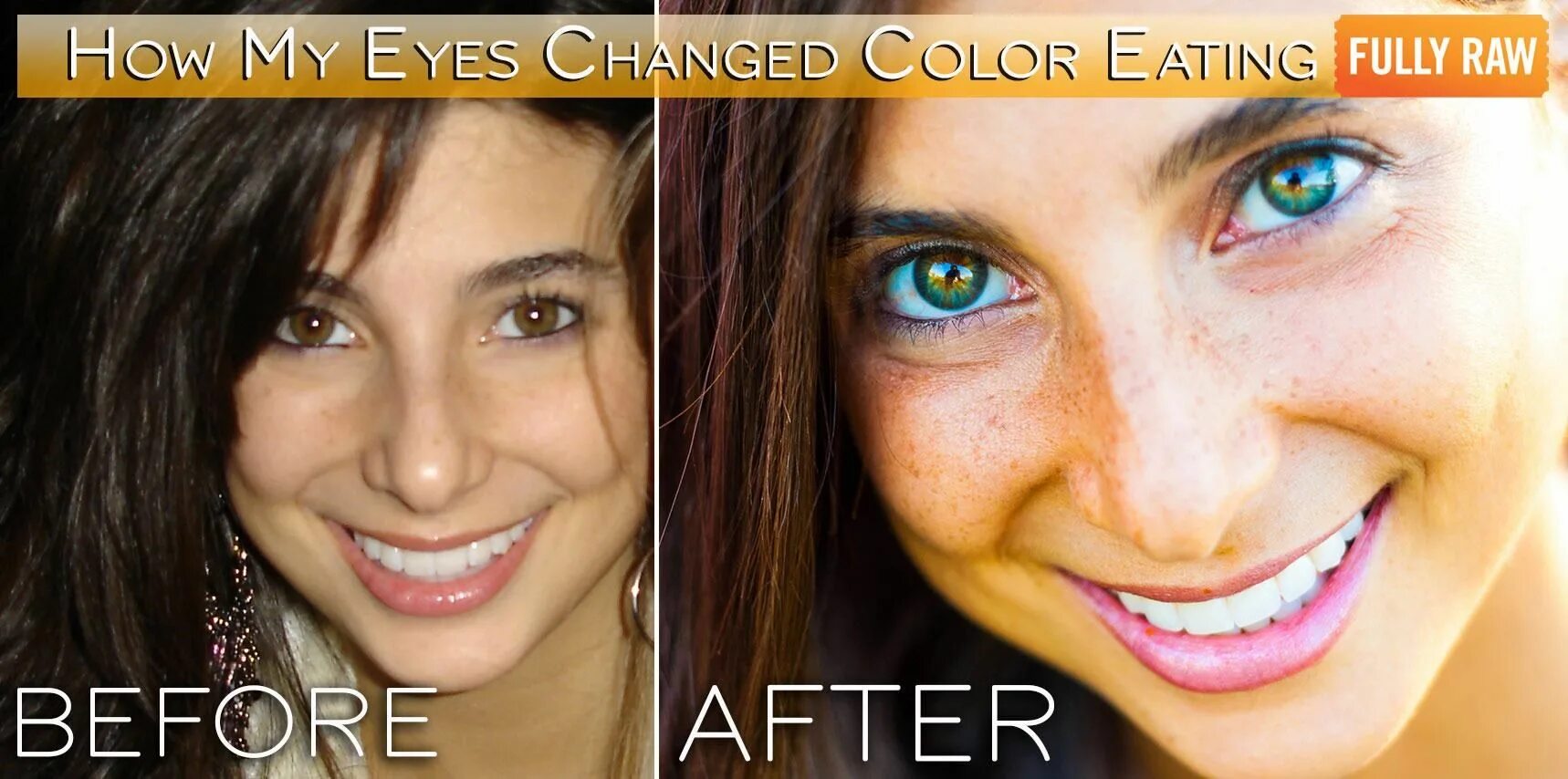 Поменять цвет глаз на фото онлайн How My Eyes Changed Color Eating FullyRaw Raw food diet, Eye color change, Raw f