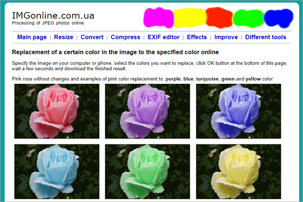 Поменять цвет цветов на фото Photo Color Editor: How to Change Colors in a Photo Online