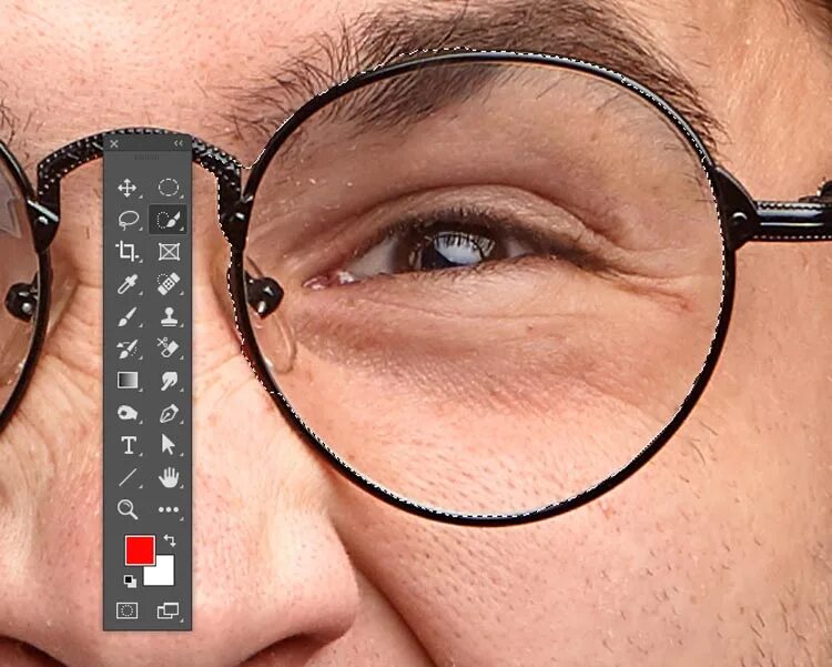 Померить очки онлайн по фото How to Remove Reflections from Glasses in Photoshop - PhotoshopCAFE