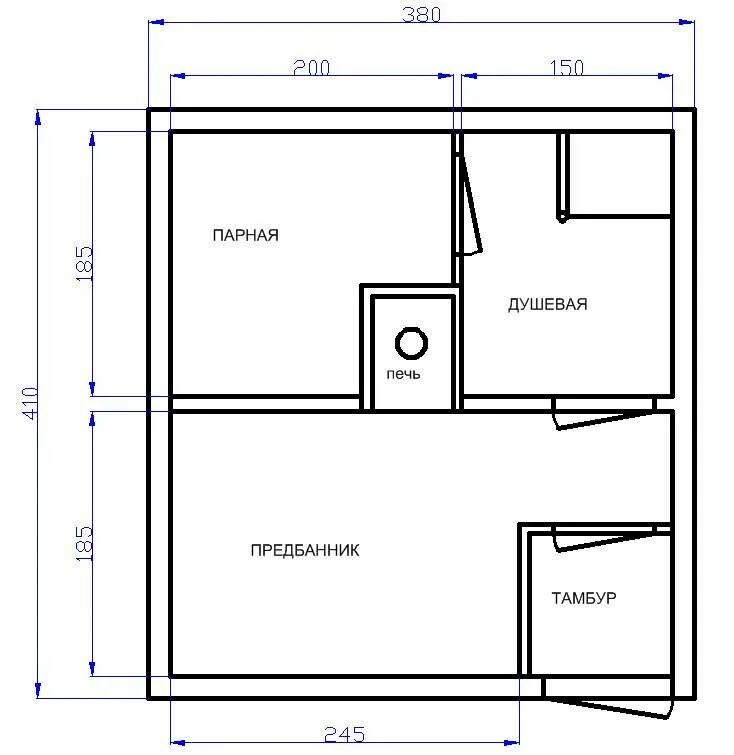 Помещение бани чертежи Баня своими руками: как построить, проект, чертежи