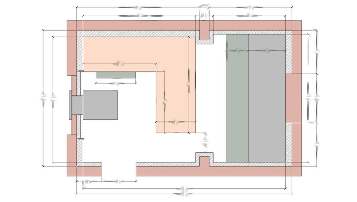 Помещение бани чертежи Парилка 2,7х4,3: от проекта до реализации mbsaun - wellness и spa у вас дома Дзе