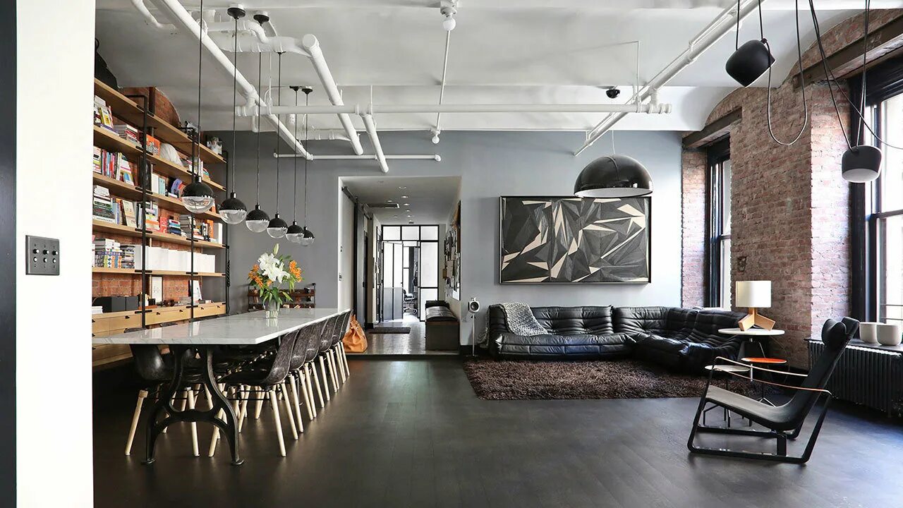 Помещение в стиле лофт A Quintessential New York City Loft With an Industrial Past