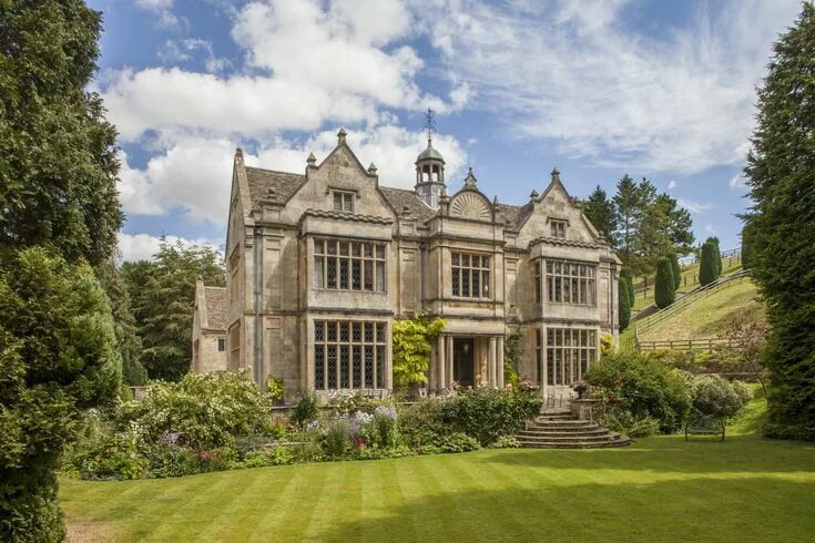 Поместье узкий пер 13 фото Ancient Cotswolds Manor Listed for US $14.8 Million English manor houses, Manor 