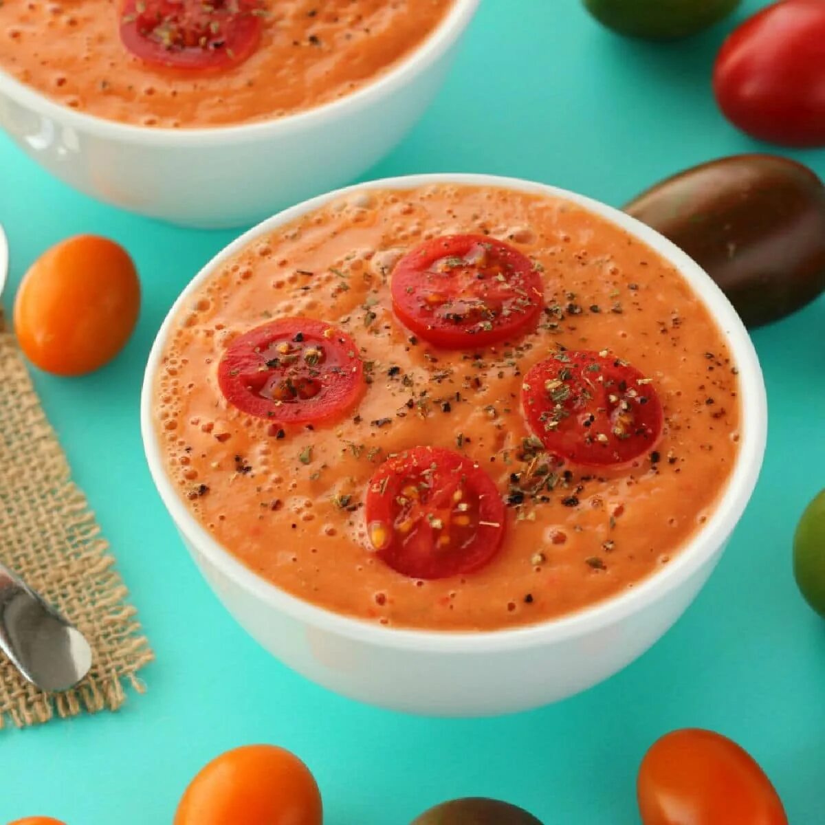 Помидор гаспачо фото Raw Tomato Soup (Tomato Gazpacho) - Loving It Vegan