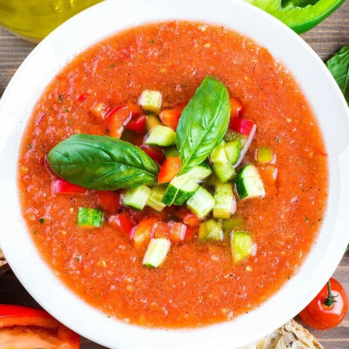 Помидор гаспачо фото Heirloom Tomato Gazpacho Tomato gazpacho, Gazpacho recipe, Healthy cooking