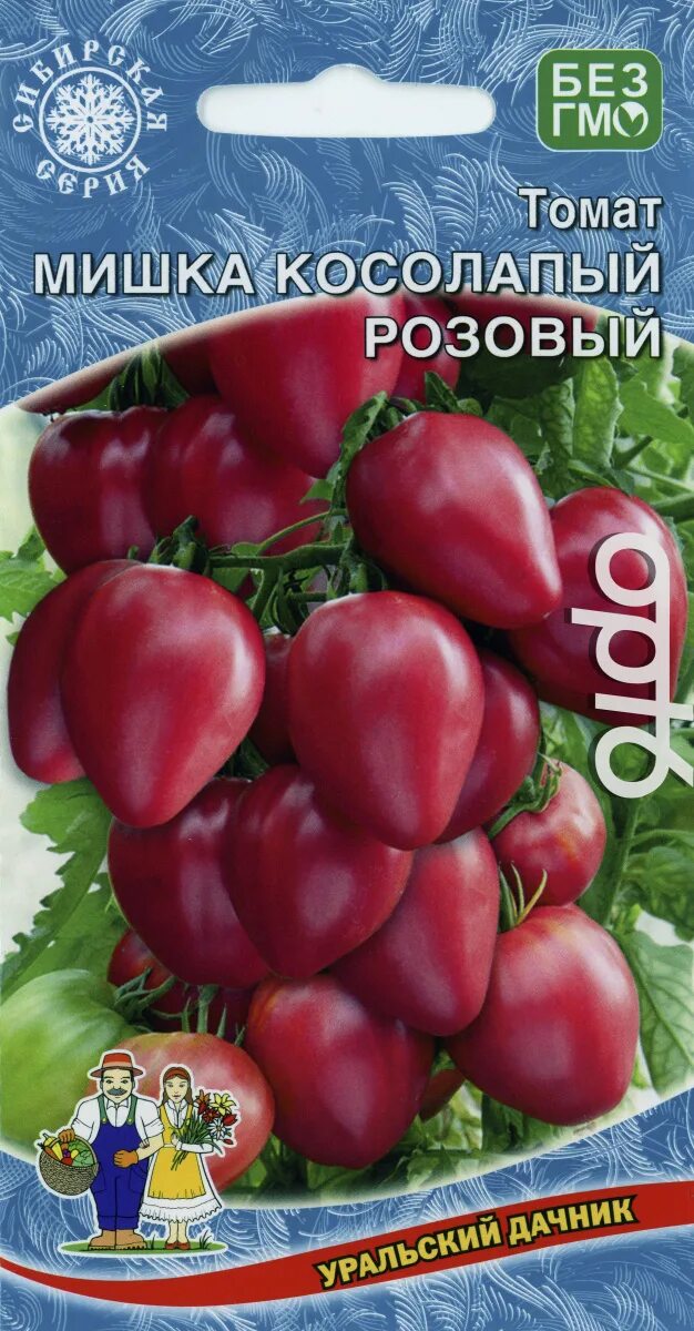 Помидор мишка косолапый описание отзывы фото Томат Мишка Косолапый Розовый, 0,1г Сибирская серия от 73 руб. в Москве. Звоните