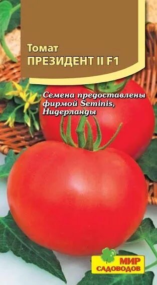 Помидор президент описание сорта фото Мир Садоводов Томат "Президент II F1" - купить по выгодным ценам в интернет-мага