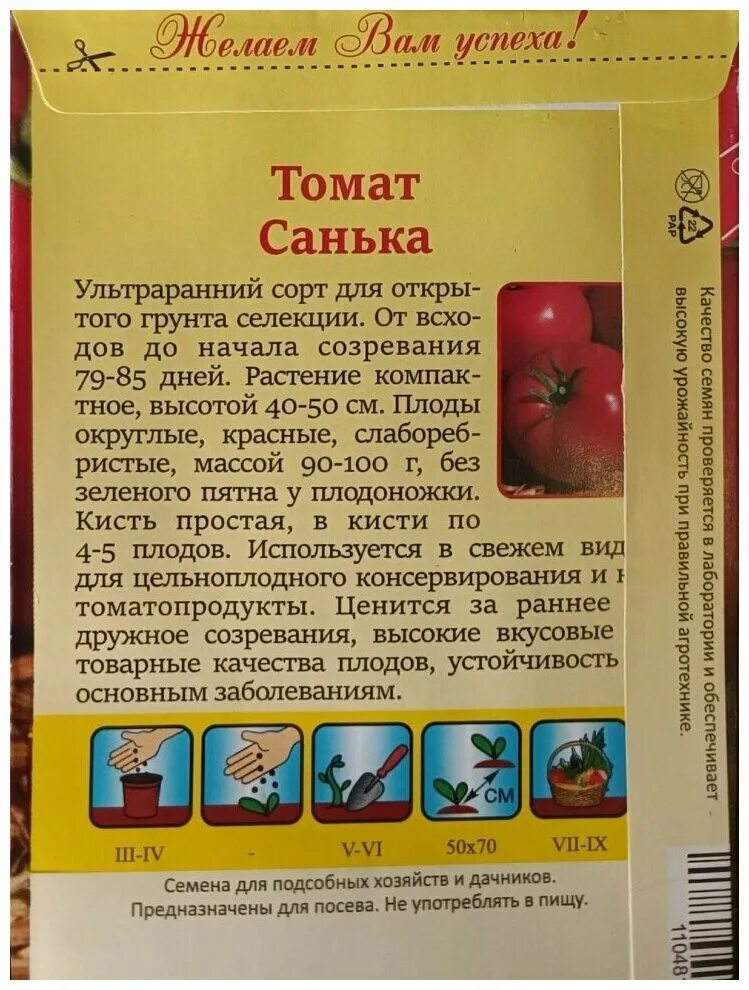 Помидор санька описание и фото отзывы Семена Томат Санька ультраранний 0,3гр - купить по выгодной цене на Яндекс Марке