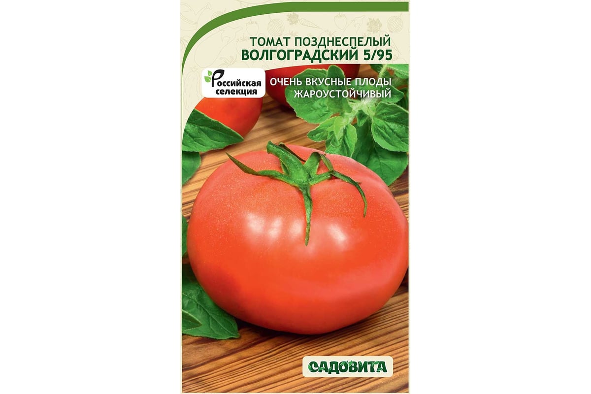 Помидор волгоградский скороспелый фото Семена Садовита Томат Волгоградский 5/95 0.2 г 00216454 - выгодная цена, отзывы,