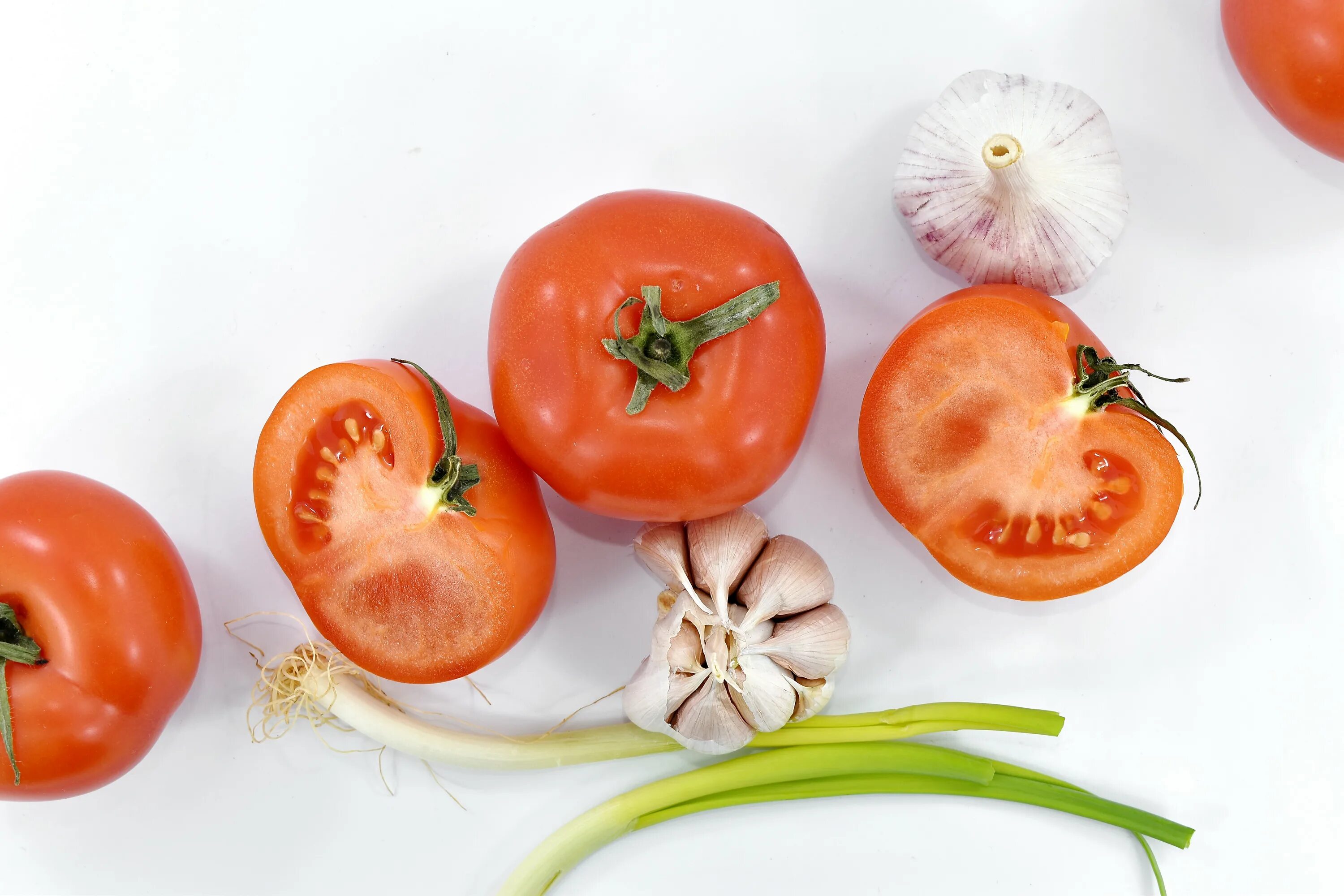 Помидоры чеснок фото Free picture: aroma, cross section, garlic, half, leek, organic, spice, tomatoes