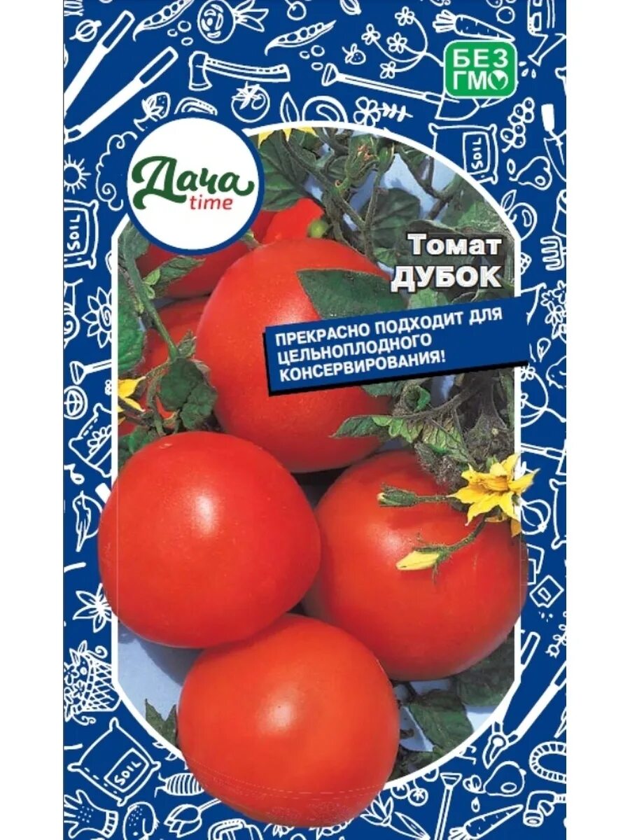 Помидоры дубок фото Семена томатов Дубок 10 пачек BoriNat 83824159 купить за 476 ₽ в интернет-магази