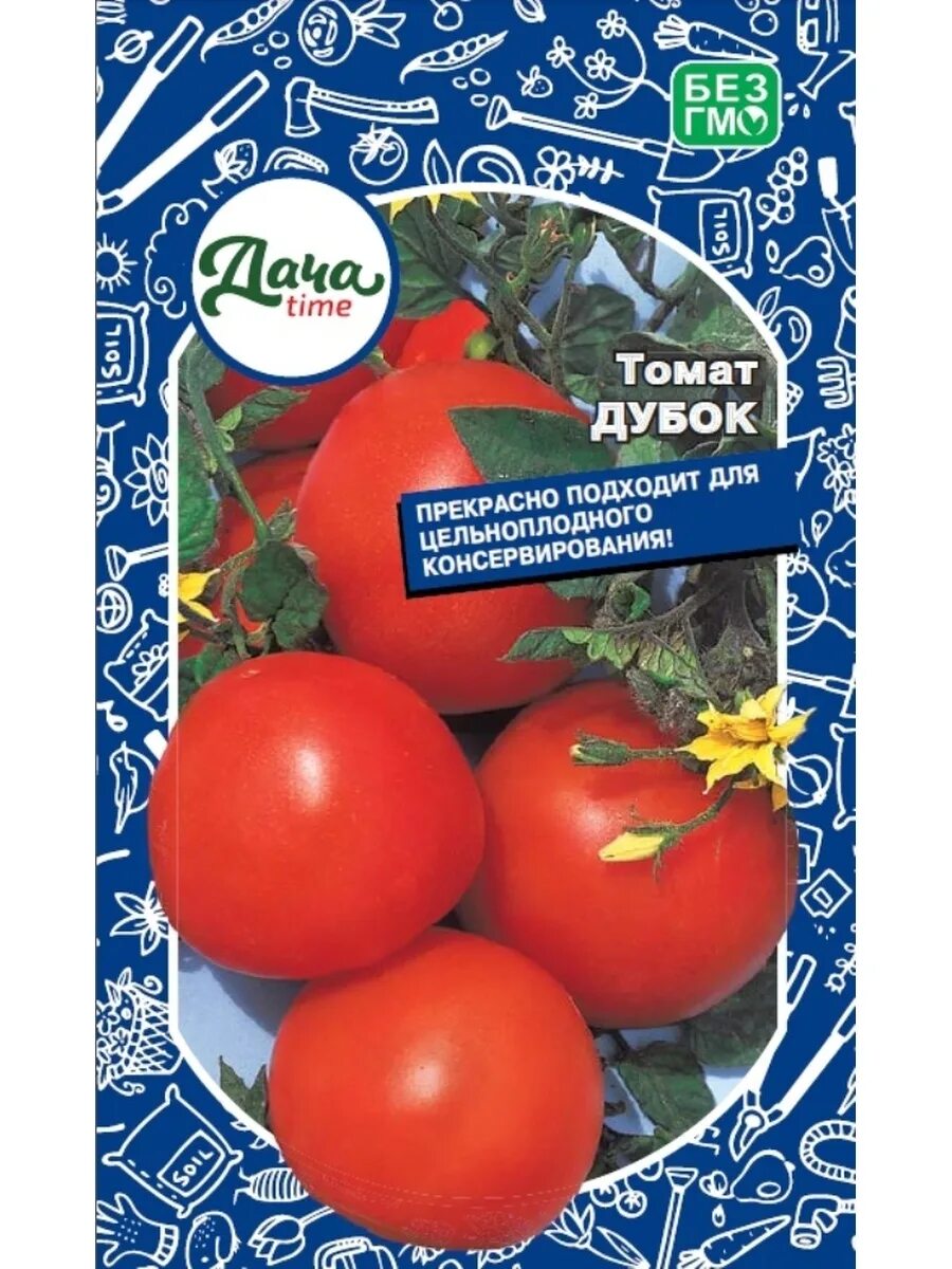 Помидоры дубок описание фото Семена томатов Дубок 10 пачек BoriNat 83824159 купить за 476 ₽ в интернет-магази