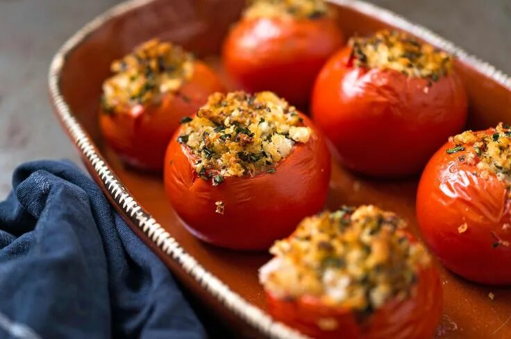 Помидоры фаршированные фото Tomates Farcies (Stuffed Tomatoes) Recipe Recipe Tomato recipes, Vegetable dishe