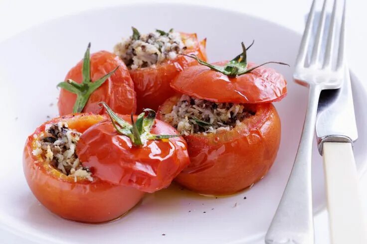 Помидоры фаршированные пошагово с фото Stuffed tomatoes Recipe Tomato recipes healthy, Tomato recipes, Healthy recipes