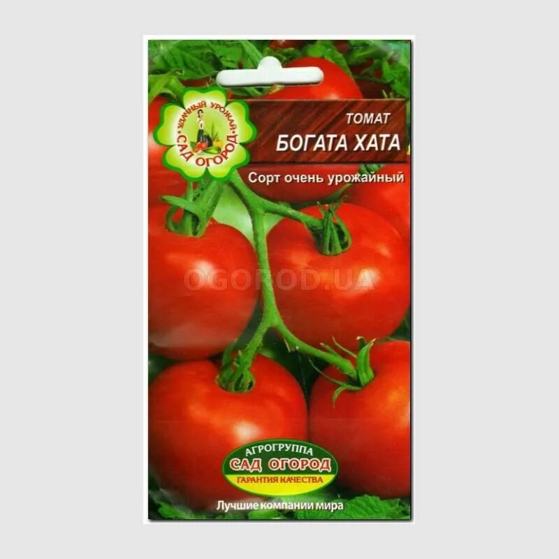Помидоры хата описание сорта фото отзывы Семена томата "Богата хата", ТМ Агрогруппа "САД ОГОРОД" - 0,1 грамм купить недор