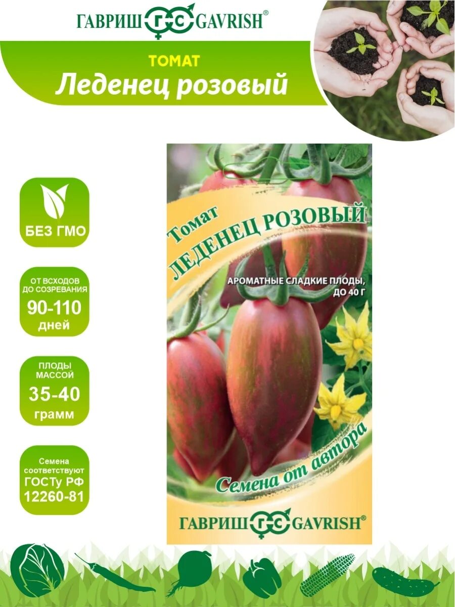 Помидоры леденец фото Семена Томат Леденец розовый - Семена от автора 0,05 гр. Гавриш 65870070 купить 