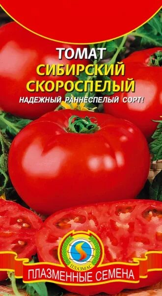 Помидоры скороспелые фото отзывы Томат Сибирский скороспелый Плазмас 25шт - купить в Тамбове