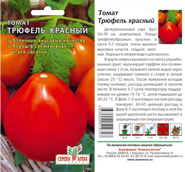 Помидоры трюфель описание сорта фото Томат Трюфель красный: характеристика и описание сорта