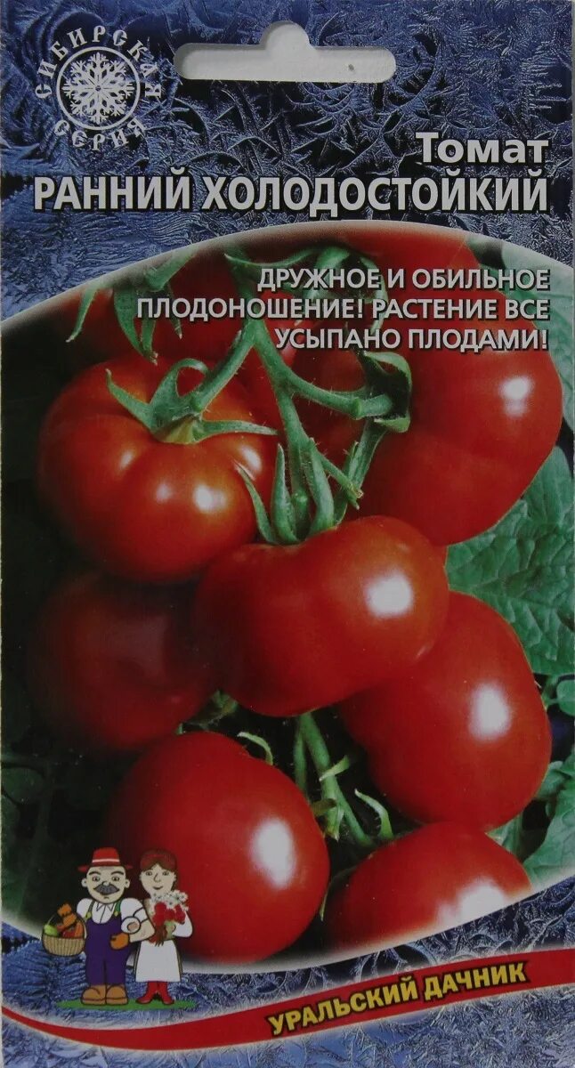 Помидоры уральские фото Томаты Уральский дачник Семена Уральский дачник Томат Ранний Холодостойкий, 0,1 