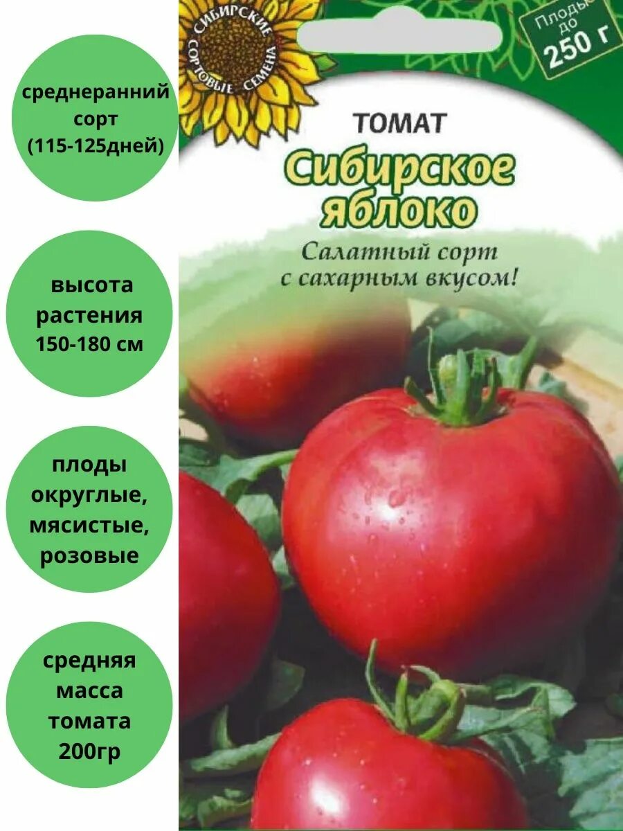 Помидоры яблоко описание сорта фото Томат Сибирское яблоко Овощи Сибирские сортовые семена 77159881 купить за 108 ₽ 