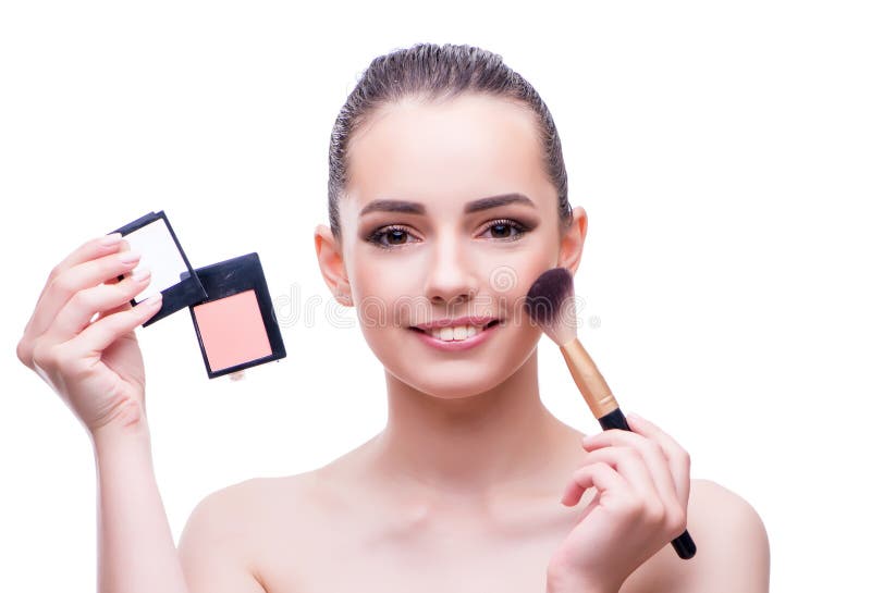 Помогает макияжу 577 Woman Beauty Concept Applying Make Up Using Cosmetics Stock Photos - Free & 