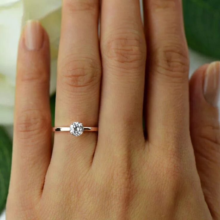 Помолвочные кольца фото на пальце More Sizes 1/2 Ct Promise Ring Engagement Ring Round - Etsy in 2024 Wedding ring