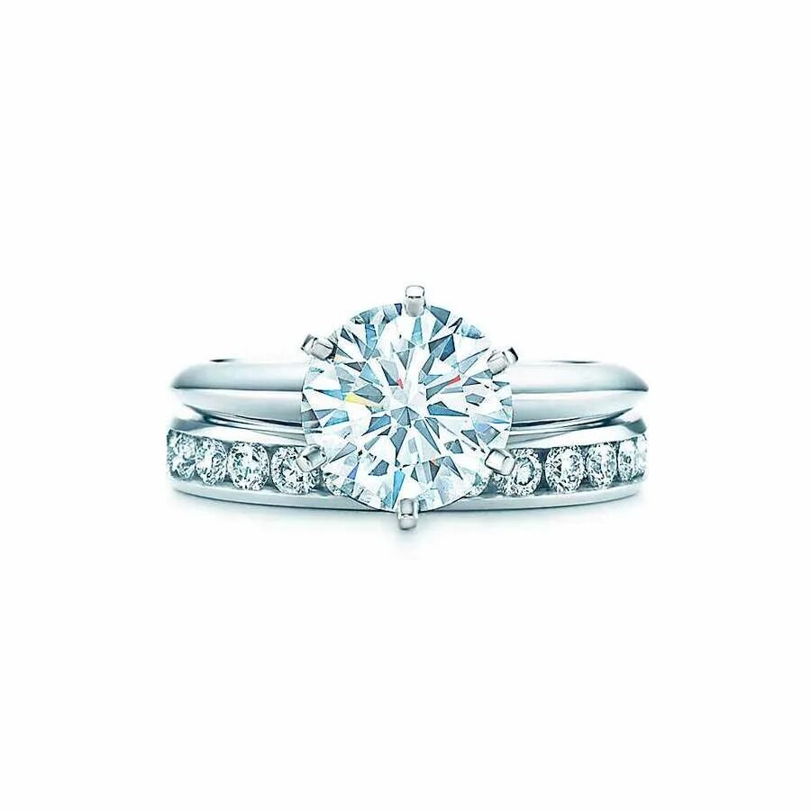 Помолвочные кольца тиффани фото Created Diamond Ring Six Prong Solitaire from Black Diamonds New York Tiffany se