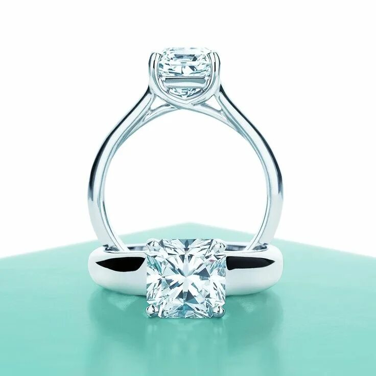 Помолвочные кольца тиффани фото Lucida ® diamond engagement rings. Mint, Türkis