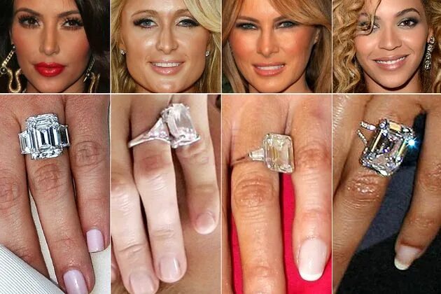 Помолвочные кольца знаменитостей фото Most Expensive Celebrity Engagement Rings