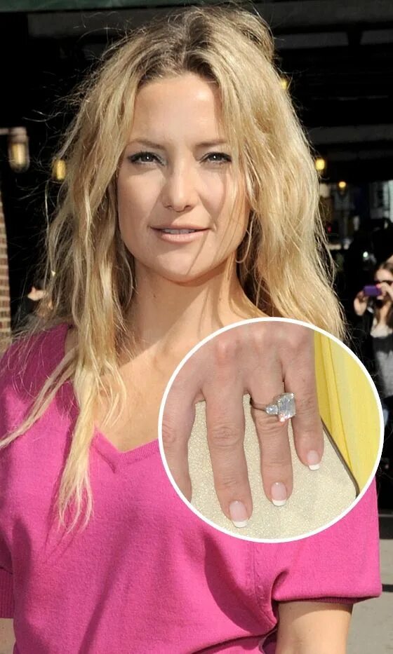 Помолвочные кольца знаменитостей фото news Marie Claire UK Celebrity engagement rings, Engagement rings, Kate hudson