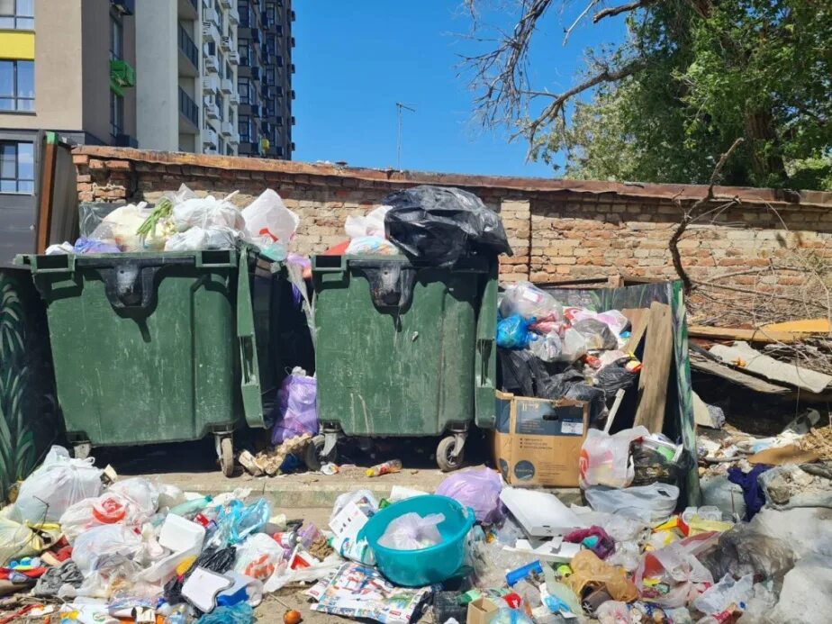 Помойка фото городская Убирайтесь немедленно! В батайском Залесье поменяют мусорные контейнеры и обустр