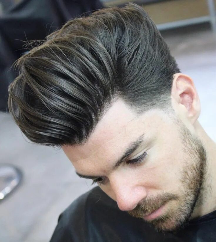 Помпадур прическа мужская 40 Coiffures pour cheveux longs et mi-longs COUPE DE CHEVEUX HOMME Pompadour hai