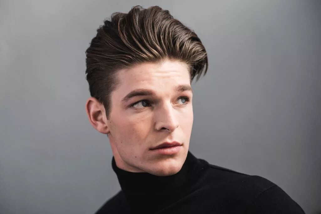 Помпадур прическа мужская фото Pin on Men's Hair trends for 2015