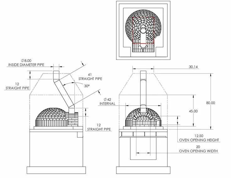 Помпейская печь своими руками чертежи Pin by Luiz Castilho Sanchez on Salvamentos rápidos Pizza oven plans, Indoor piz