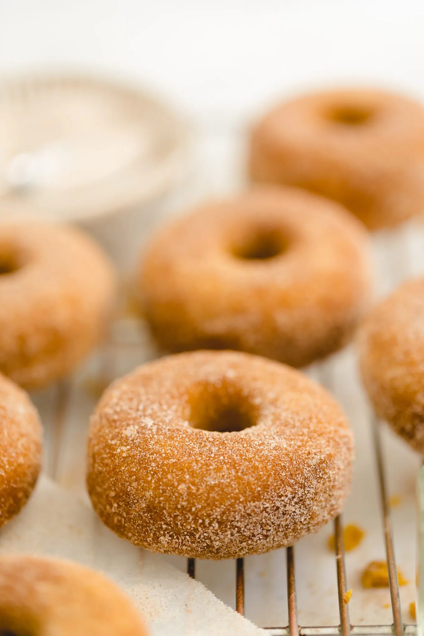 Пончики из тыквы рецепт с фото Lighter Baked Pumpkin Donuts with Cinnamon Sugar Coating Andie Mitchell