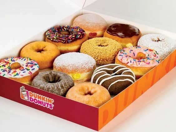 Пончики в коробке фото Pin on The Donuts Shop Dunkin donuts donut flavors, Dunkin donuts, Dunkin donuts