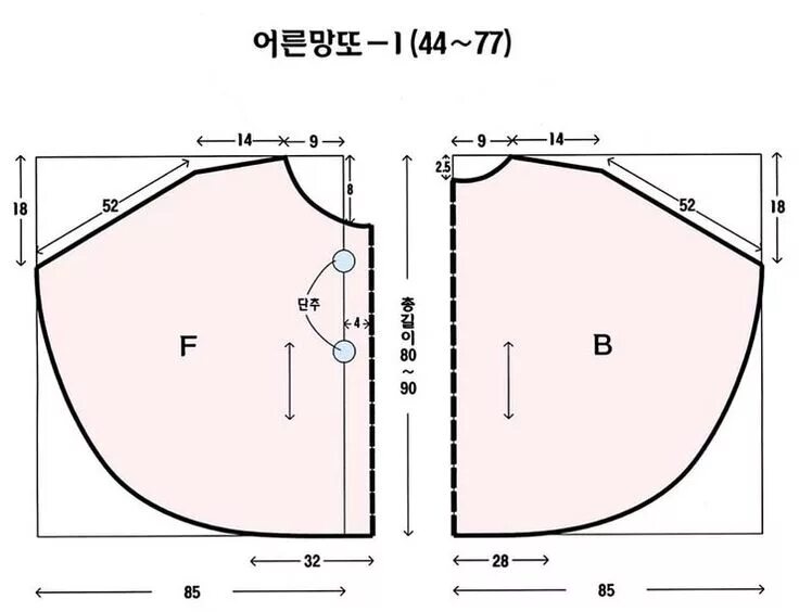 Пончо детский выкройка 본문스크랩 기본상의, 망토 패턴 Cape pattern sewing, Poncho pattern sewing, Cape pattern