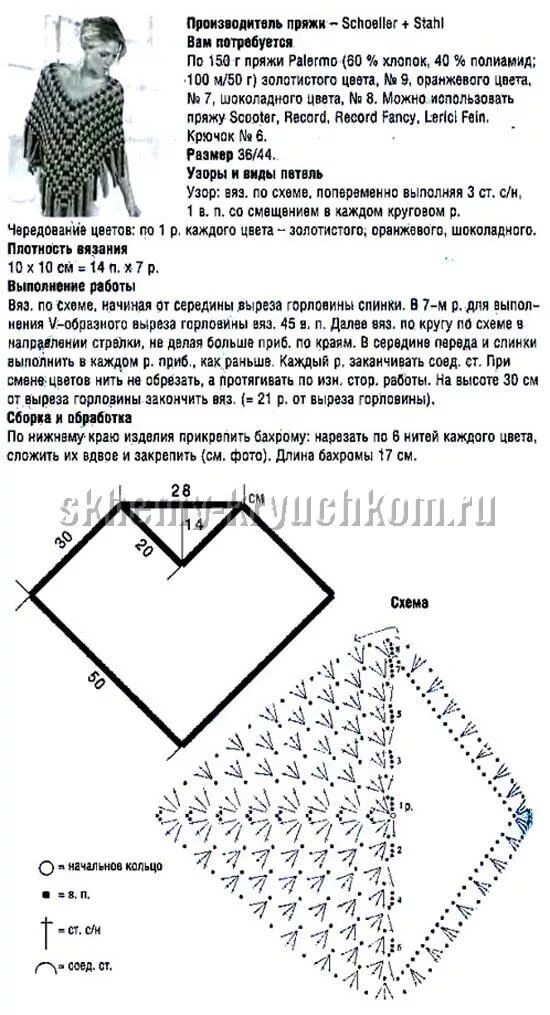 Пончо с воротником крючком схемы и описание вязание крючком пончо схемы и модели бесплатно Вязание крючком, Пончо, Вязание