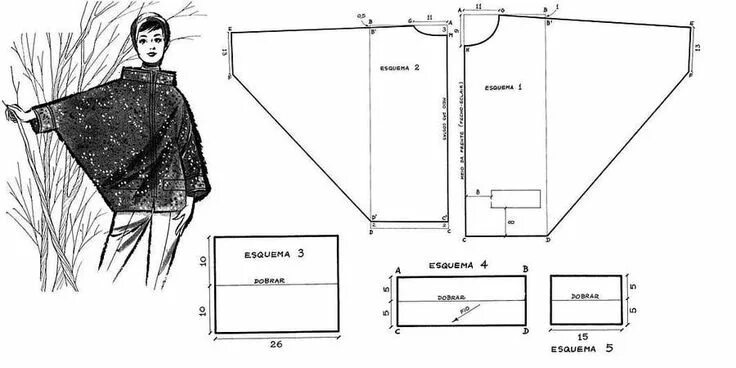 Накидки, кейпы, пончо: моделирование 8 (с изображениями) Пончо, Как сшить платье