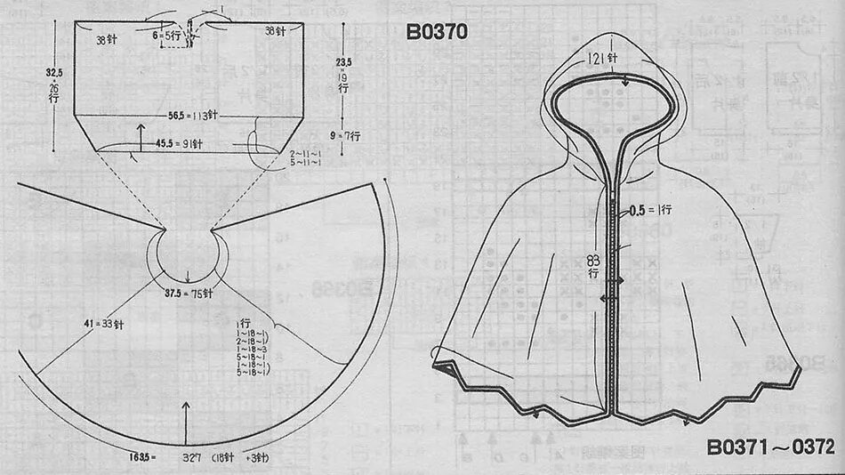 Пончо выкройка с капюшоном женская Buy hooded shawl pattern cheap online