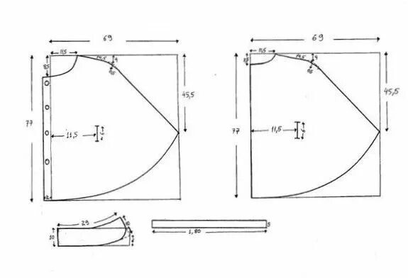 Пончо женское сшить своими руками выкройки Классическое пончо на любую фигуру (Шитье и крой) - Журнал Вдохновение Рукодельн