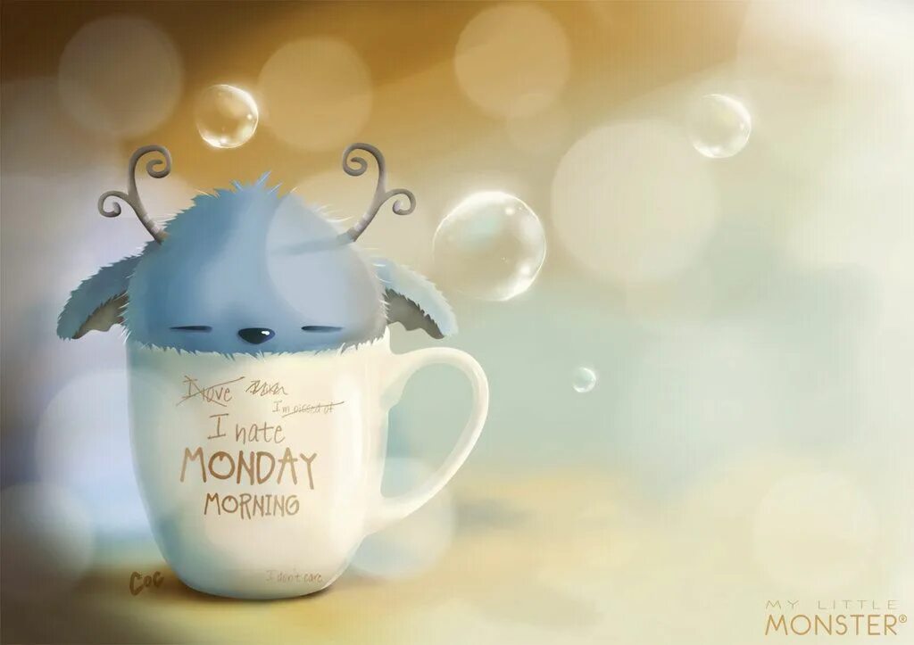 Понедельник доброе утро картинки позитивные жизнеутверждающий Monday morning cup by CookiesOChocola.deviantart.com on @DeviantArt Happy monday