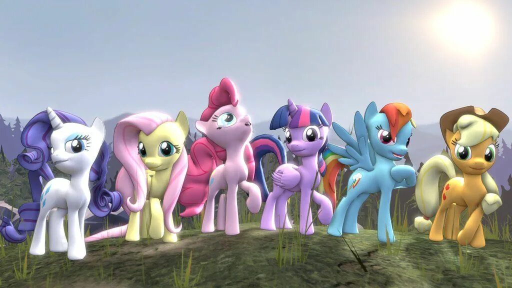 Пони фото май Mane 6 by DrDicksAmazingStick.deviantart.com on @DeviantArt Dibujos, Dibujos ani