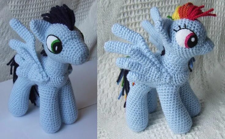 Пони крючком схема и описание амигуруми Knit One Awe Some: My Little Pony: Friendship is Magic Crochet pony, Crochet ami